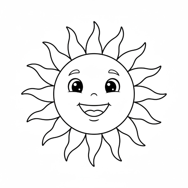 Solution for Happy Sun 3 connect the dots puzzle (Dots: 1-22).