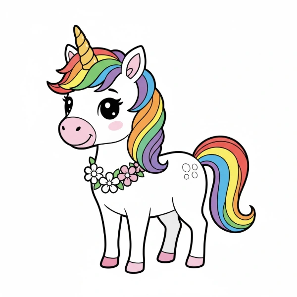 Solution for Magical Unicorn connect the dots puzzle (Dots: 1-70).